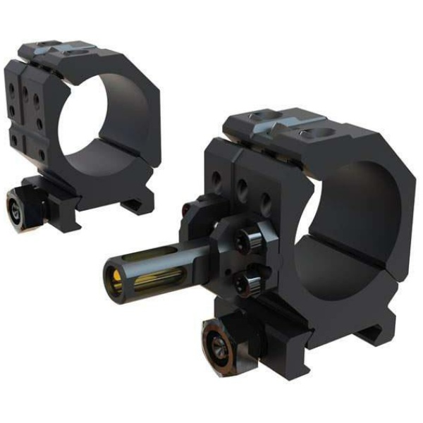 Wheeler 2-Piece Picatinny Rail Scope Rings 1" Low Stability