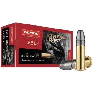 Norma Xtreme LR-22 .22 Ammo: Long Range Precision (50/bx)