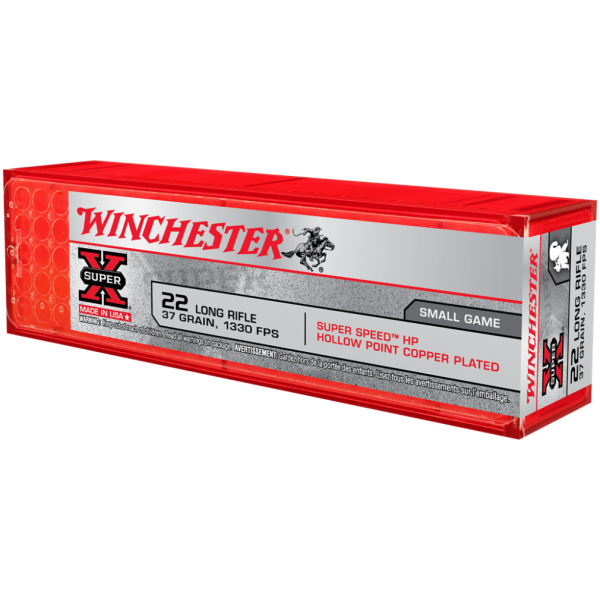 Winchester Super-X .22 Ammo: 37 Grain, 100/Box