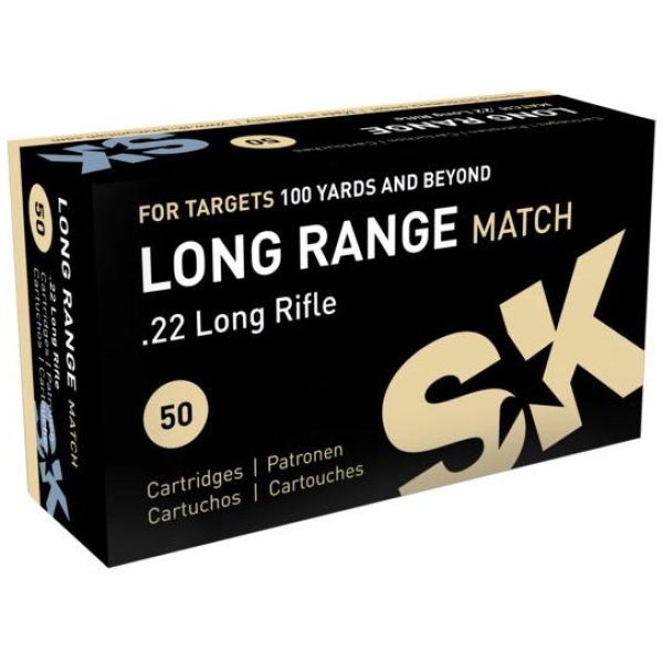 SK Long Range .22LR Ammunition - 50 Rounds - Competition Ready