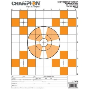 Champion Shotkeeper Targets 12 Pack High Visibility Orange