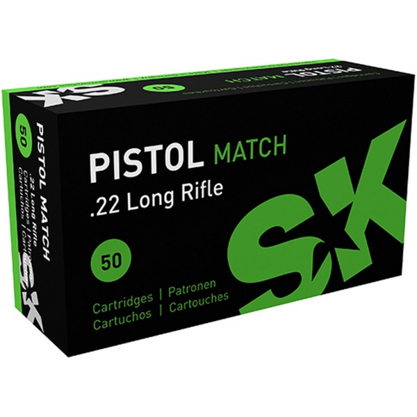 SK Pistol Match 40 S&W Ammo - 50 Rounds