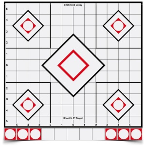 Birchwood Casey Shoot-N-C Targets for Precise Sight-In Shooting