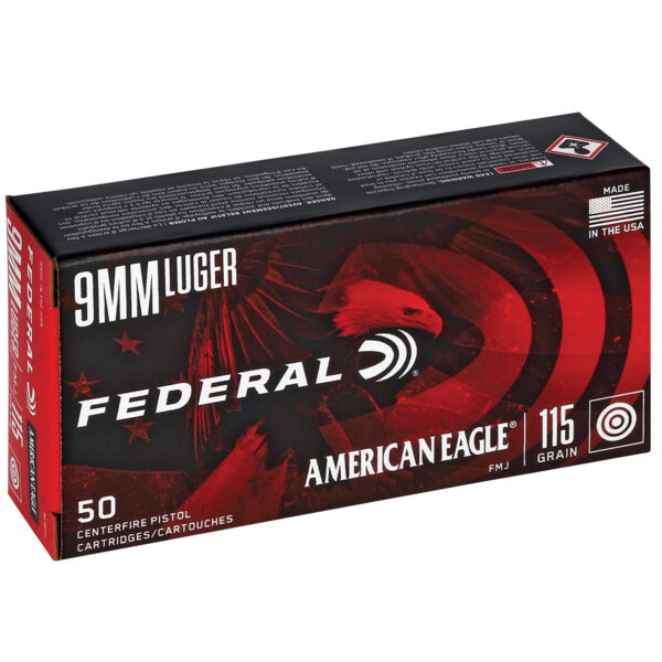 American Eagle 9mm Centerfire Ammo for Silent Precision