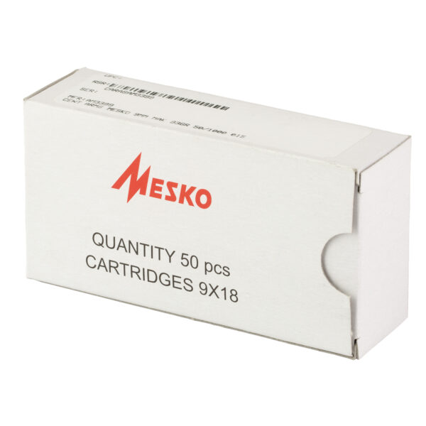 Century Arms 9MM Makarov 95 Grain FMJ Brass Case 50 Rounds - Image 3