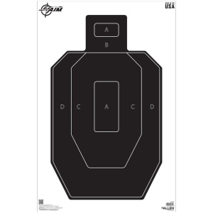 Allen EZ Aim IPSC Silhouette Target Pack of 50 for Precision