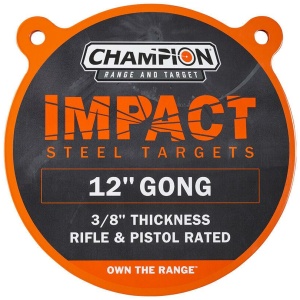 Champion 12" Impact Steel Gong Target for Precision Shooting