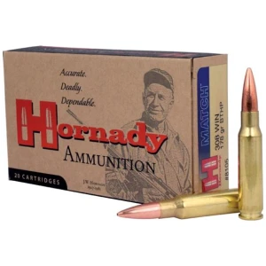 Hornady 308 178 gr BTHP Match Ammo 20/Box