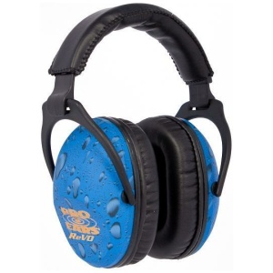 Pro Ears Passive ReVO Blue Rain Earmuffs with 26 dB NRR
