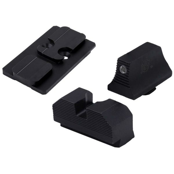 XS Sights Glock MOS Optic Mount Bundle for Glock ACRO Tritium Black