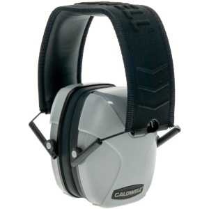 Caldwell Passive Low Pro Earmuff 23NRR Grey for Shooting Safety