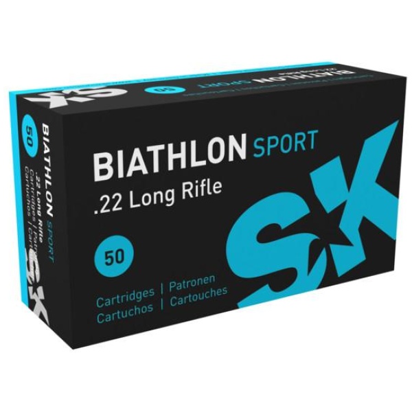 SK .22 LR Biathlon Sport 40gr Ammunition - 50 Box