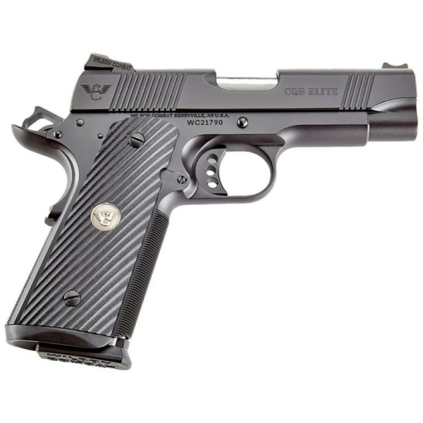 Wilson Combat CQB Elite Professional Handgun .45 ACP 8rd Magazines (2) 4" Barrel Black Armor-Tuff
