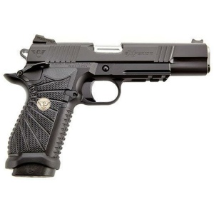 Wilson Combat eXperior Double-Stack Full-Size Handgun 9mm Luger 18rd Magazines (2) 5" Barrel Black Lightrail Frame Ambidextrous Safety