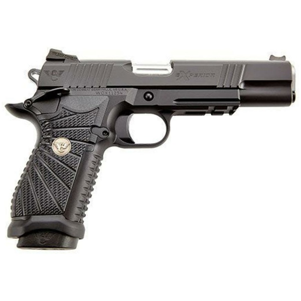 Wilson Combat eXperior Double-Stack Full-Size Handgun 9mm Luger 18rd Magazines (2) 5" Barrel Black Lightrail Frame Ambidextrous Safety