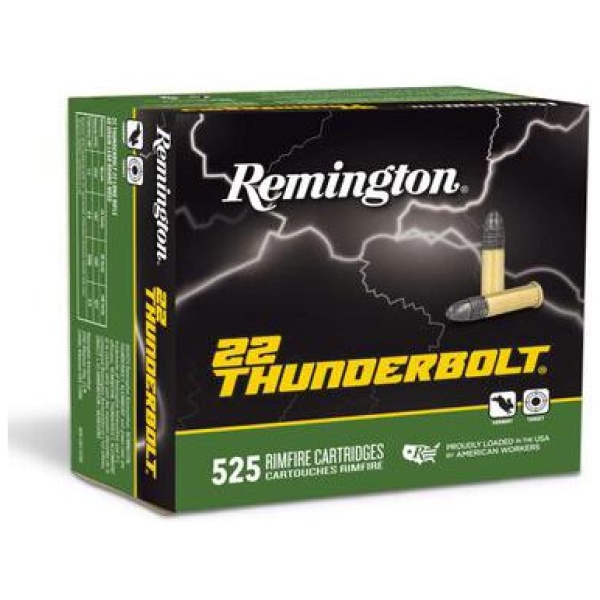 Remington .22 Thunderbolt Ammo - 525 Rounds - High Velocity