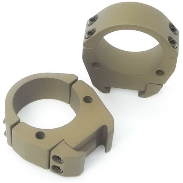 Talley Modern Sporting Scope Rings 34mm High Burnt Bronze
