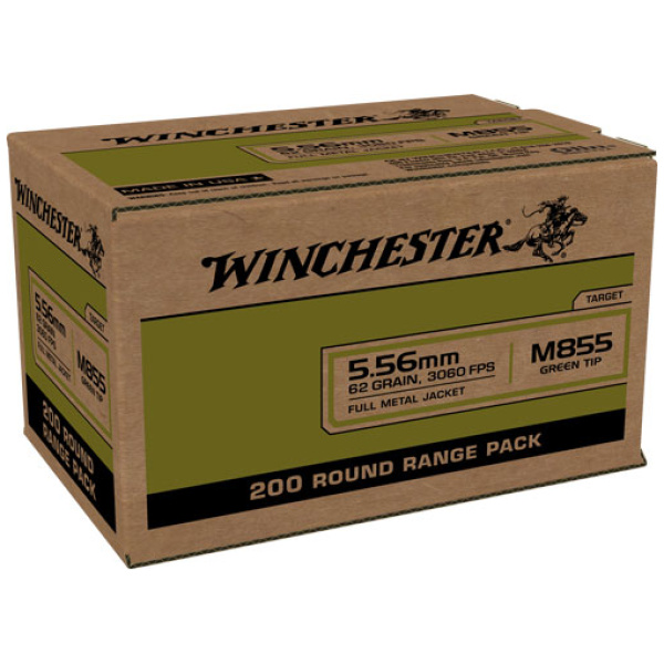 Winchester 5.56 NATO 62gr - 800 Rounds Box