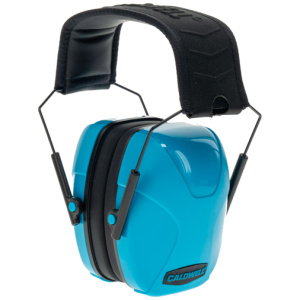 Neon Blue Caldwell Youth Passive Earmuff for Ultimate Hearing Safety