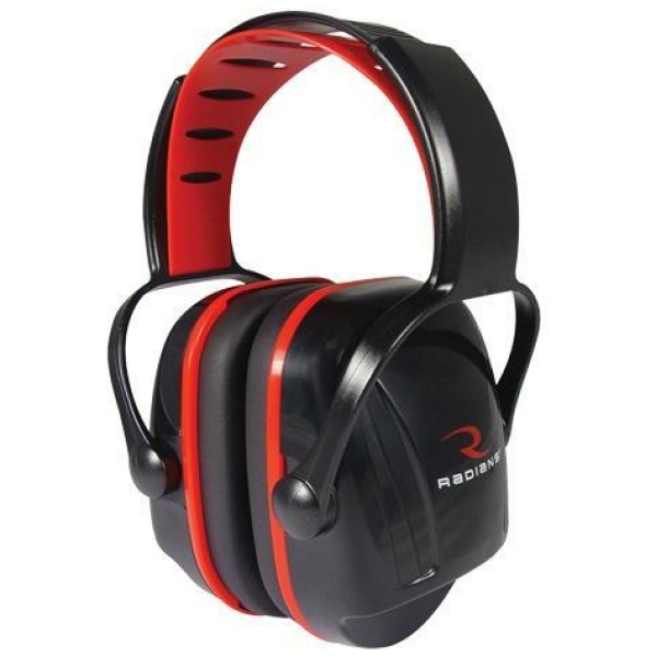 Radians X-Caliber Small Earmuff Red/Black NRR 22dB Safety