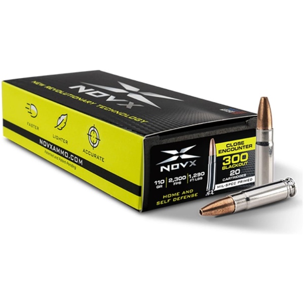 NovX 300 Blackout 110 Grain Ammunition - 20 Rounds