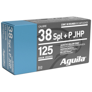 Aguila 38 Special 125gr JHP Ammo - 50 Rounds