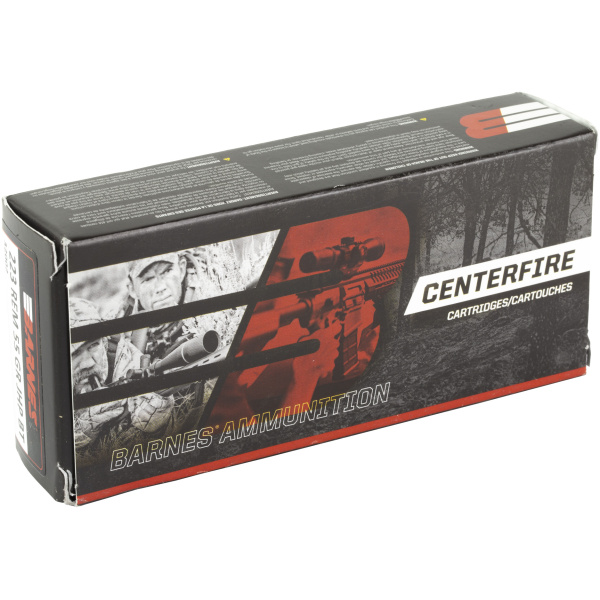 Barnes 223 Rem 55 Grain Hollow Point 20/Box - Versatile Ammo - Image 2