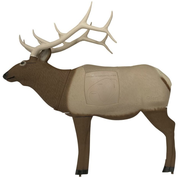 GlenDel G76000 Half-Scale Elk 3D Archery Target for Hunters