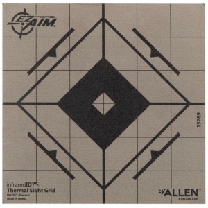 Allen EZ Aim 6" Adhesive Thermal Target for Precision Shooting