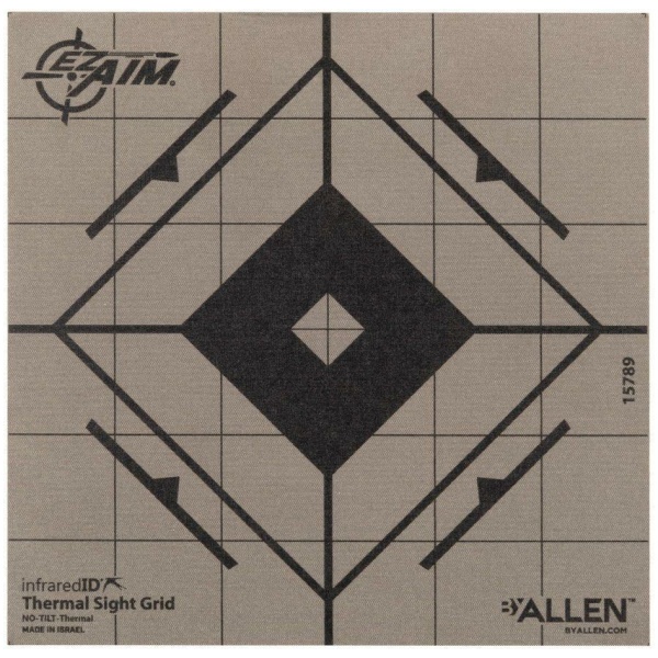 Allen EZ Aim 6" Adhesive Thermal Target for Precision Shooting