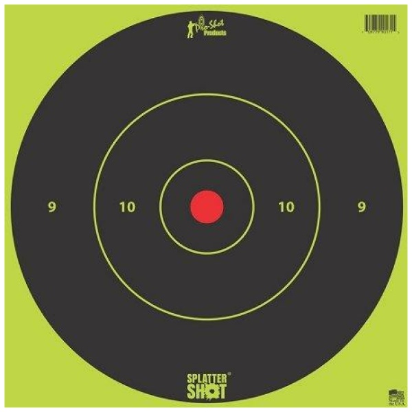Pro-Shot Splatter Shot 12 Bullseye Target Pack Green