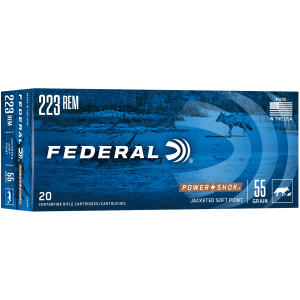 Federal 223 Remington Ammunition - 55gr - 20/Box