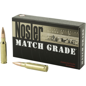 Nosler Match Grade 308 Winchester Ammo - 20 Rounds