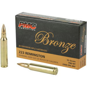PMC Bronze 223 Ammo: Accurate & Affordable-20 rounds