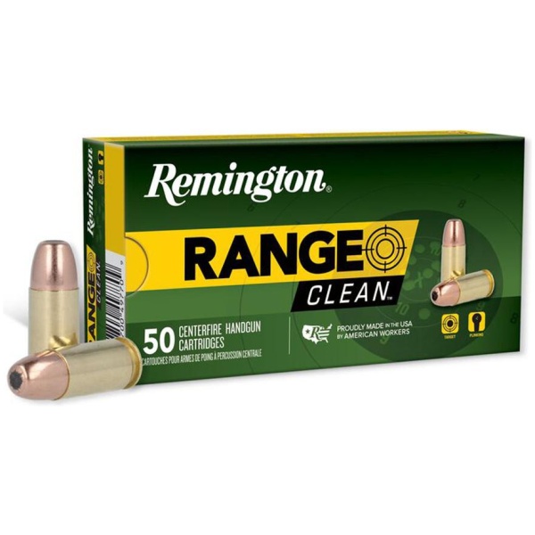 Remington Range Clean 9mm: Lead-Free Ammo - 50 Box