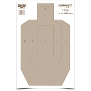 Birchwood Casey Eze-Scorer IPSC Targets 10 Pack 12x18 Inches