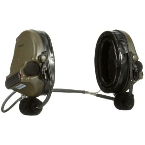 3M Peltor ComTac V Hearing Defender Headset Neckband Green