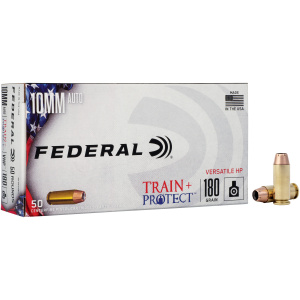 Federal 10mm Auto 180gr Train + Protect 50 Box