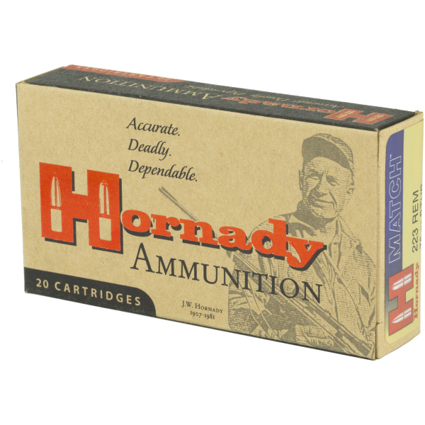 Hornady 223 Remington Ammunition - 20 Rounds - Match Grade - Image 3