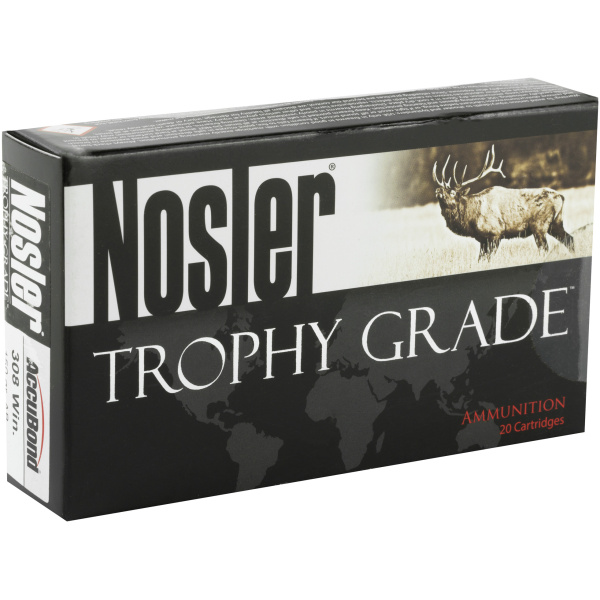 Nosler Trophy Grade 308 Winchester Ammo - 20/Box - Image 2