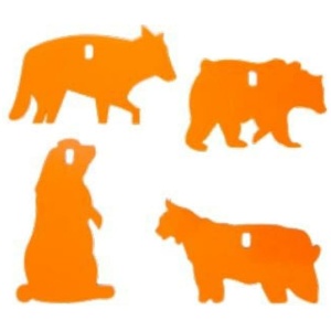 Champion Impact Steel Animal Targets 4-Pack Rimfire 44924C