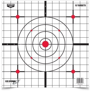 Birchwood Casey Eze-Scorer 12" Targets 13-Pack for Accuracy