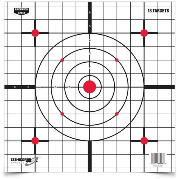 Birchwood Casey Eze-Scorer 12" Targets 13-Pack for Accuracy
