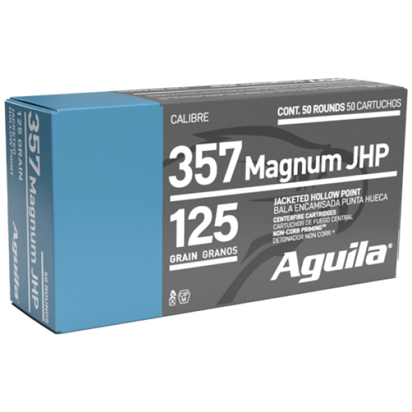 Aguila 357 Magnum 125gr JHP 50 Rounds - Buy Now!