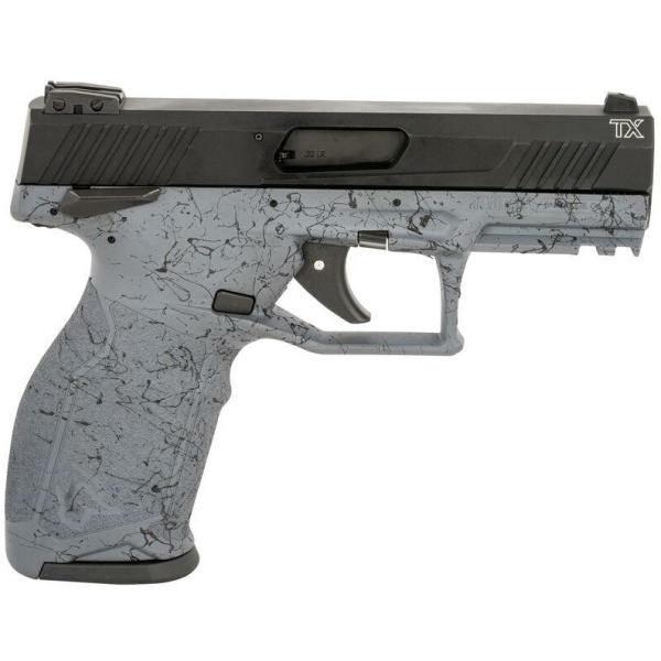 Taurus TX22 Handgun .22 LR 10rd Magazines (2) 4" Barrel Black Slide Grey Frame with Black Splatter