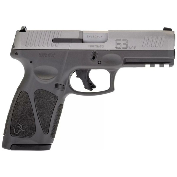 Taurus G3 Full Size Handgun 9mm Luger 17/rd Magazines (2) 4" Barrel Tenifer Matte Stainless/Gray with Steel Sights