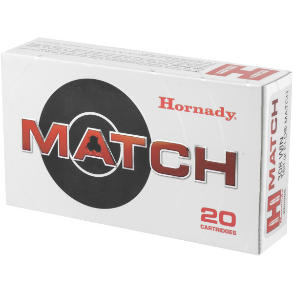 Hornady 308 168gr Match Ammo - 20 Rounds | Precision - Image 3