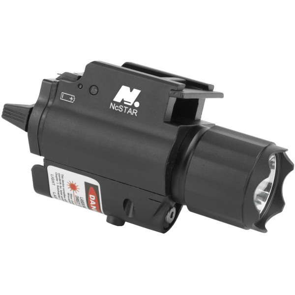 NcSTAR 200 Lumen LED Flashlight with Red Laser Mount - Image 2