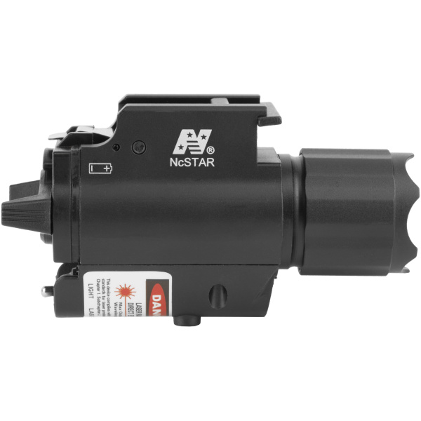 NcSTAR 200 Lumen LED Flashlight with Red Laser Mount - Image 3