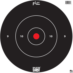 Pro-Shot 12" White Bullseye Targets 5-Pack for Precise Practice